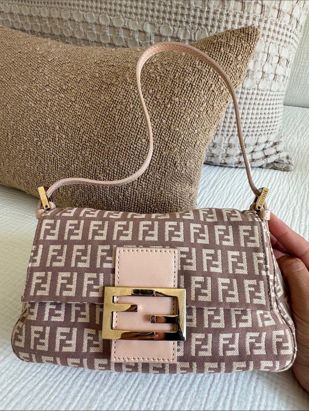 Vintage Fendi Baguette Shoulder Bag | Rare Y2K, Authentic w/ COA